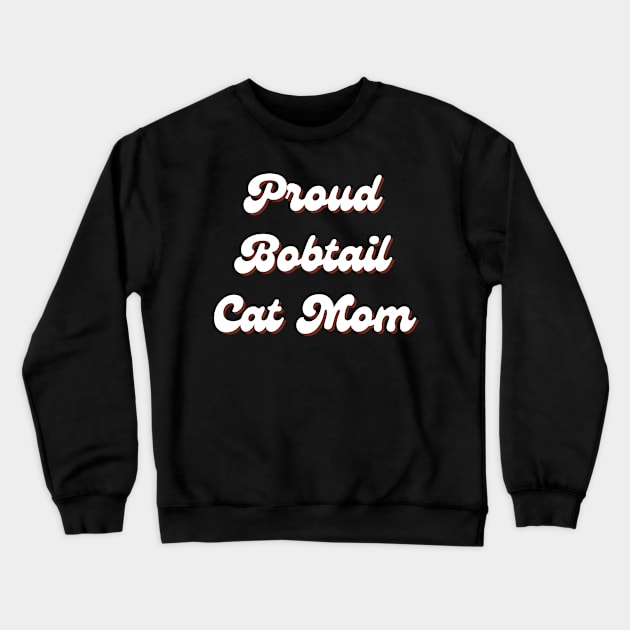 Bobtail Cat Crewneck Sweatshirt by CityTeeDesigns